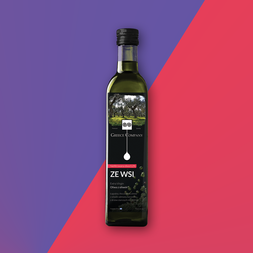 Olive oil FROM THE VILLAGE unfiltered Extra Virgin dry 0.2 1 L