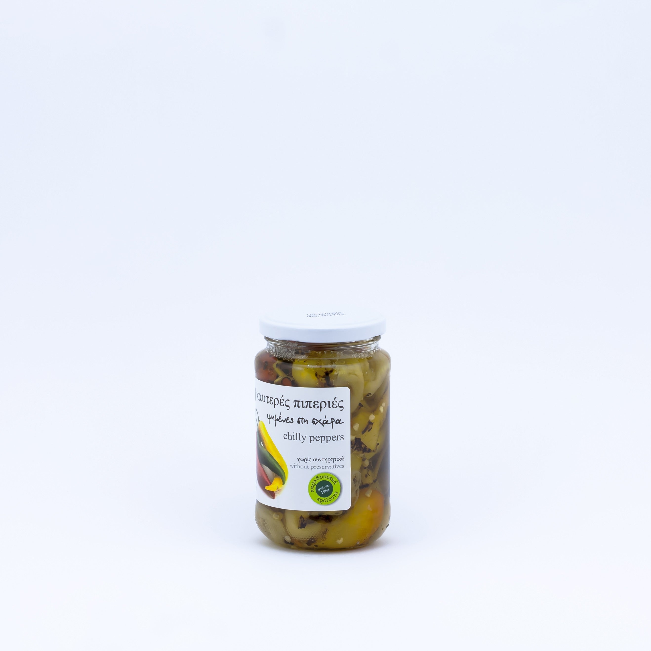Grilled hot chilli peppers 360 g