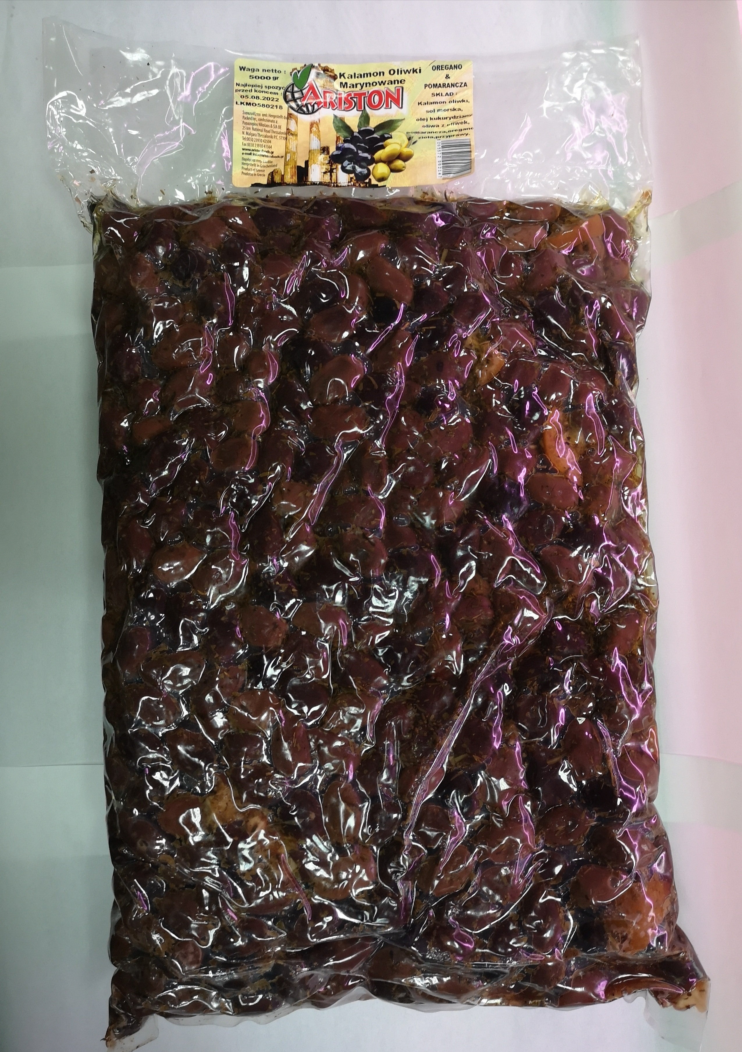 Kalamata olives marinated in herbs 5 kg