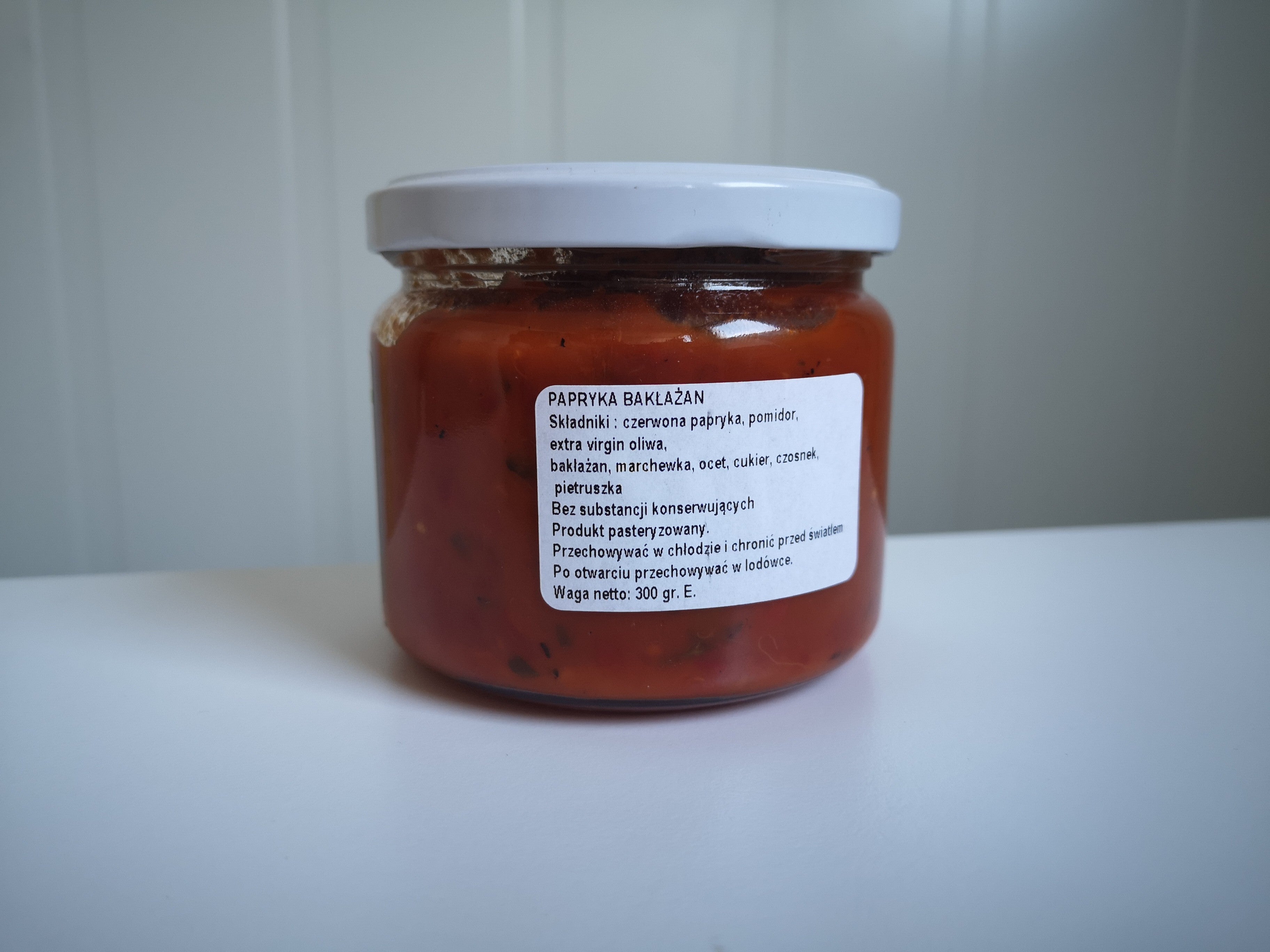 Pesto paprykowe z bakłażanem 300 g