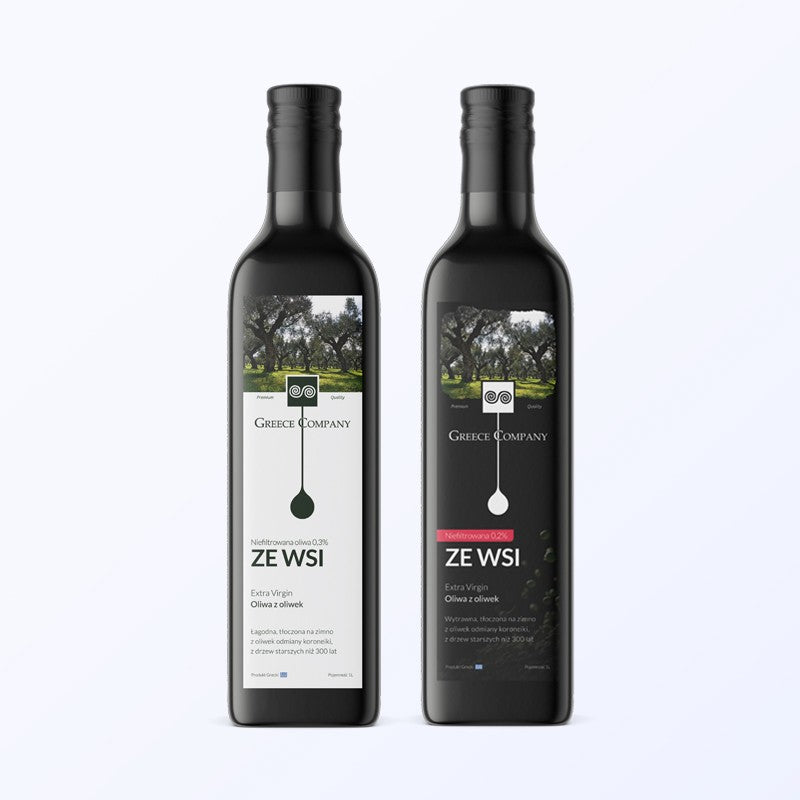 PAKIET MIX 2+1 Oliwa "ZE WSI" Niefiltrowana 1 L