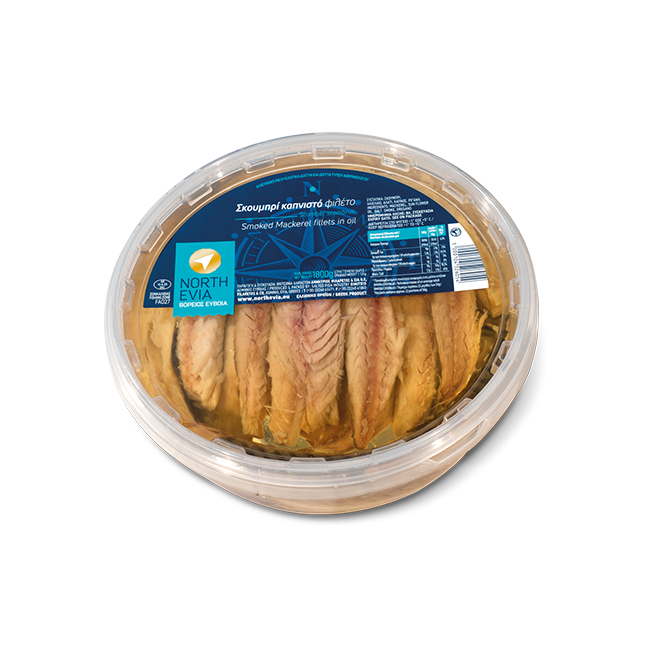 Smoked Mackerel Fillets in Oil 2kg