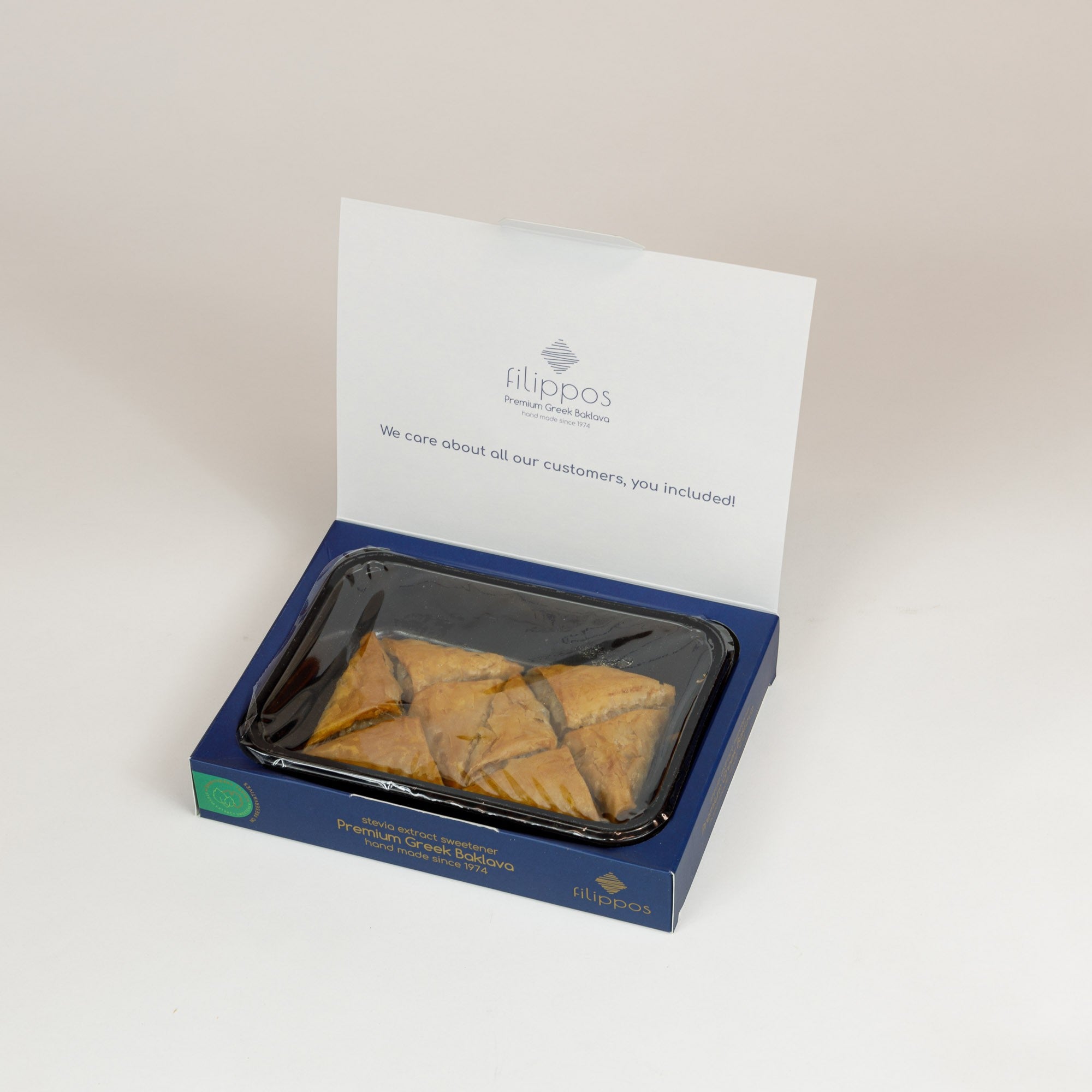 Baklava sweetened with stevia with Filippos butter 210-230g