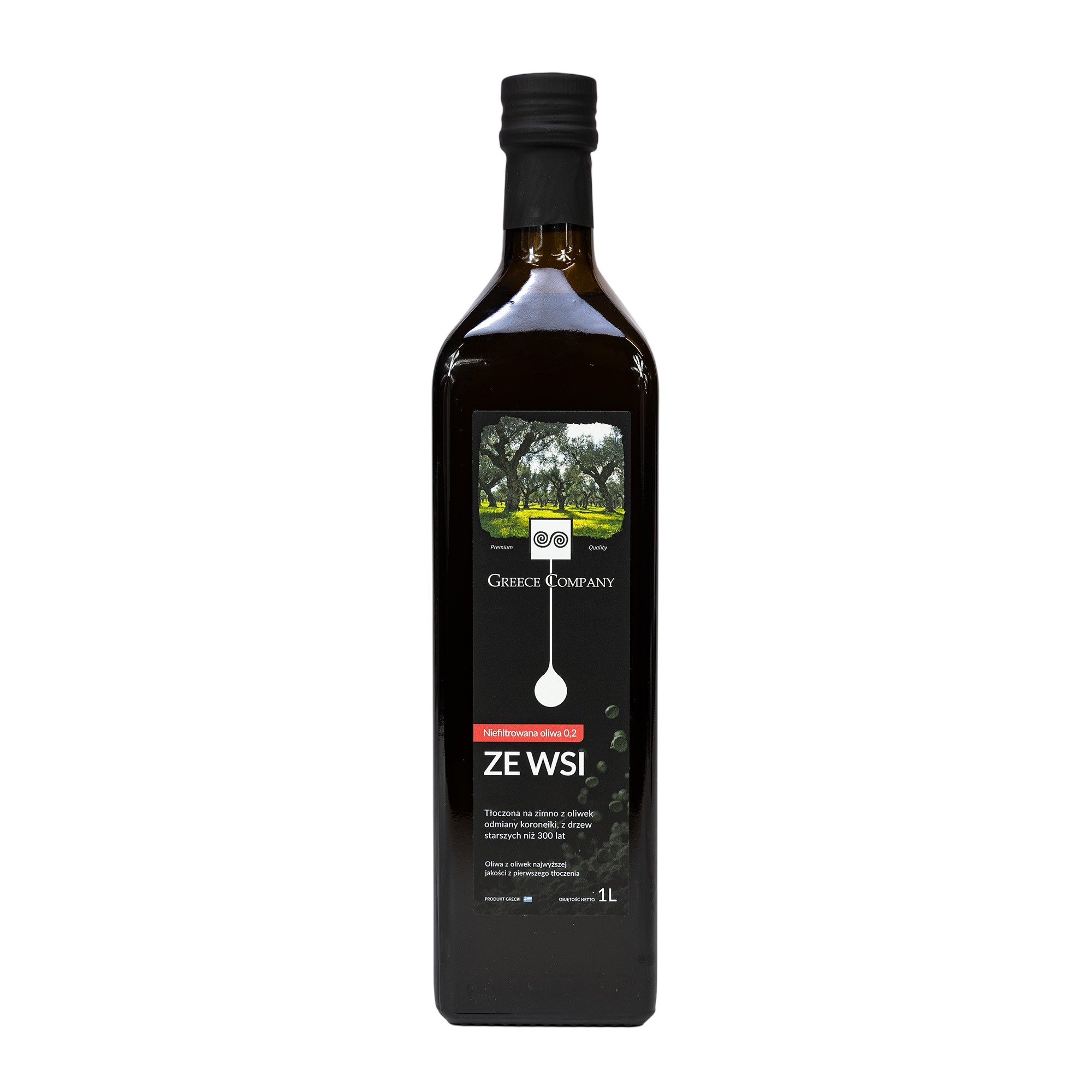 Olive oil FROM THE VILLAGE unfiltered Extra Virgin dry 0.2 1 L