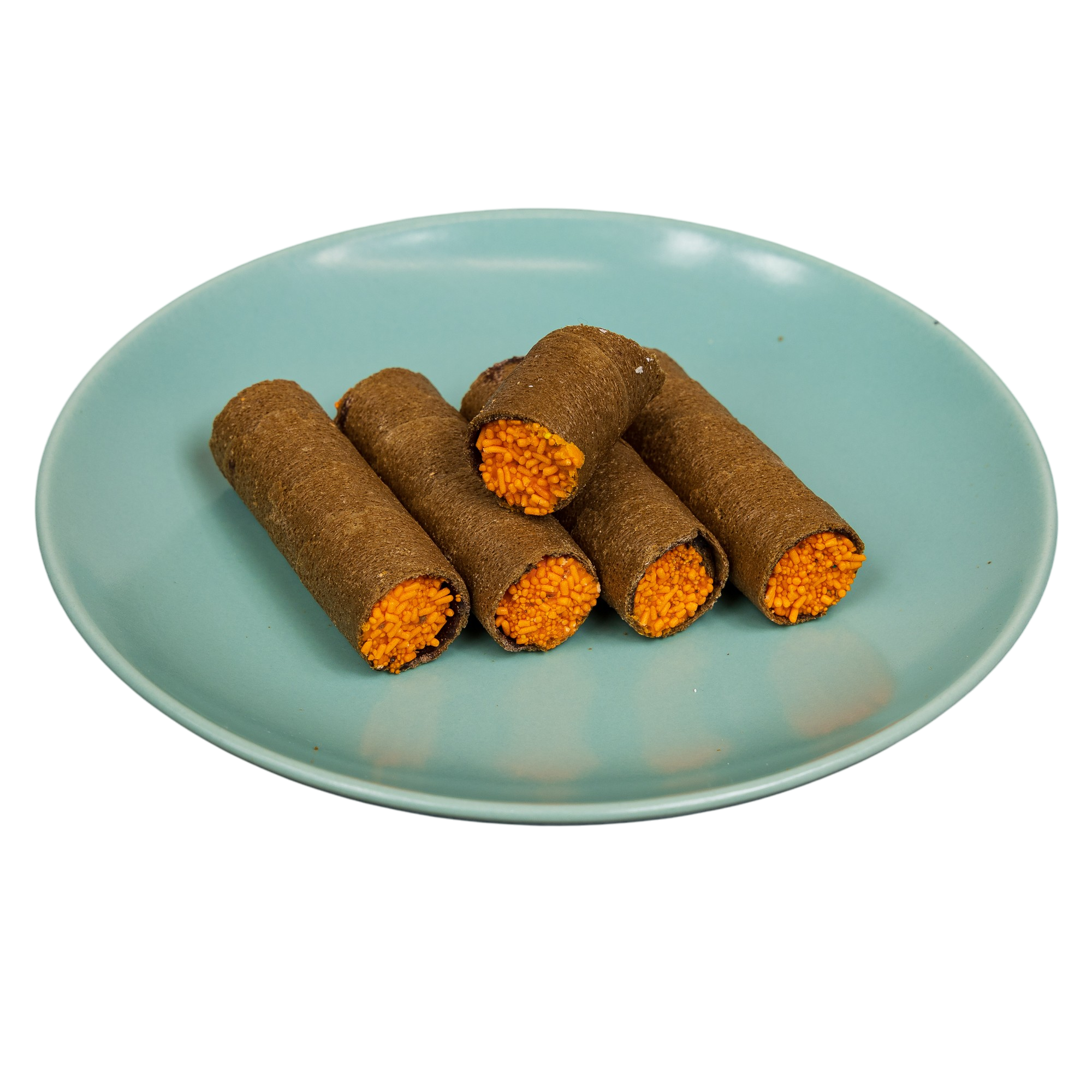 Orange-filled wafers