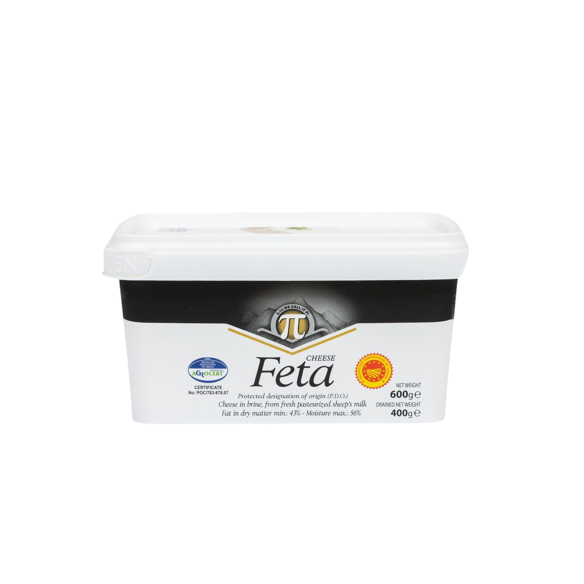 Feta P.D.O. Range PI in Brine 400g