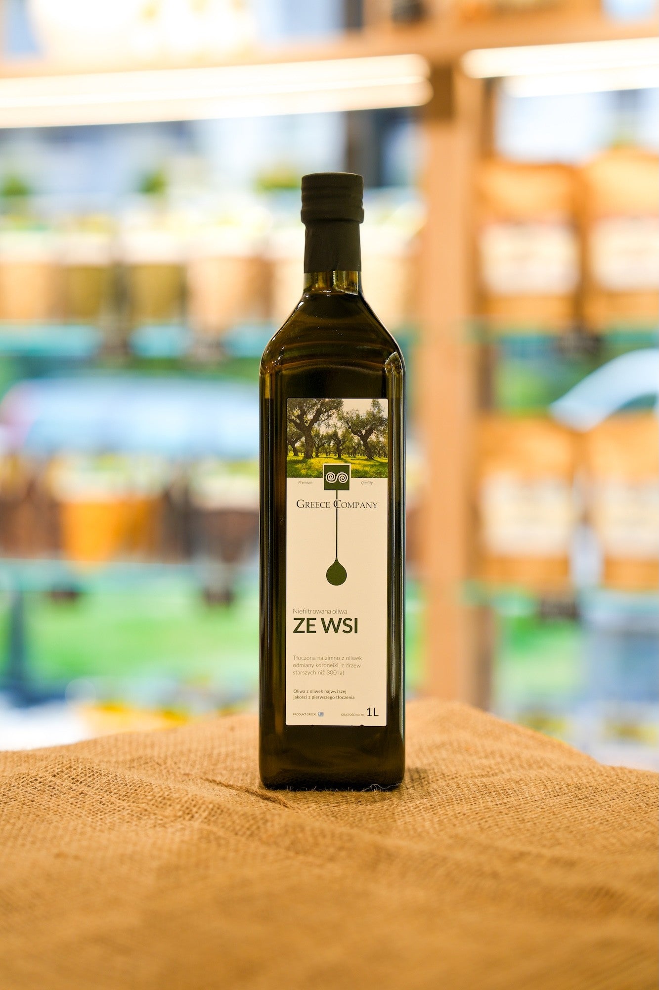 Olive oil FROM THE VILLAGE unfiltered Extra Virgin mild 0.3% 1 l