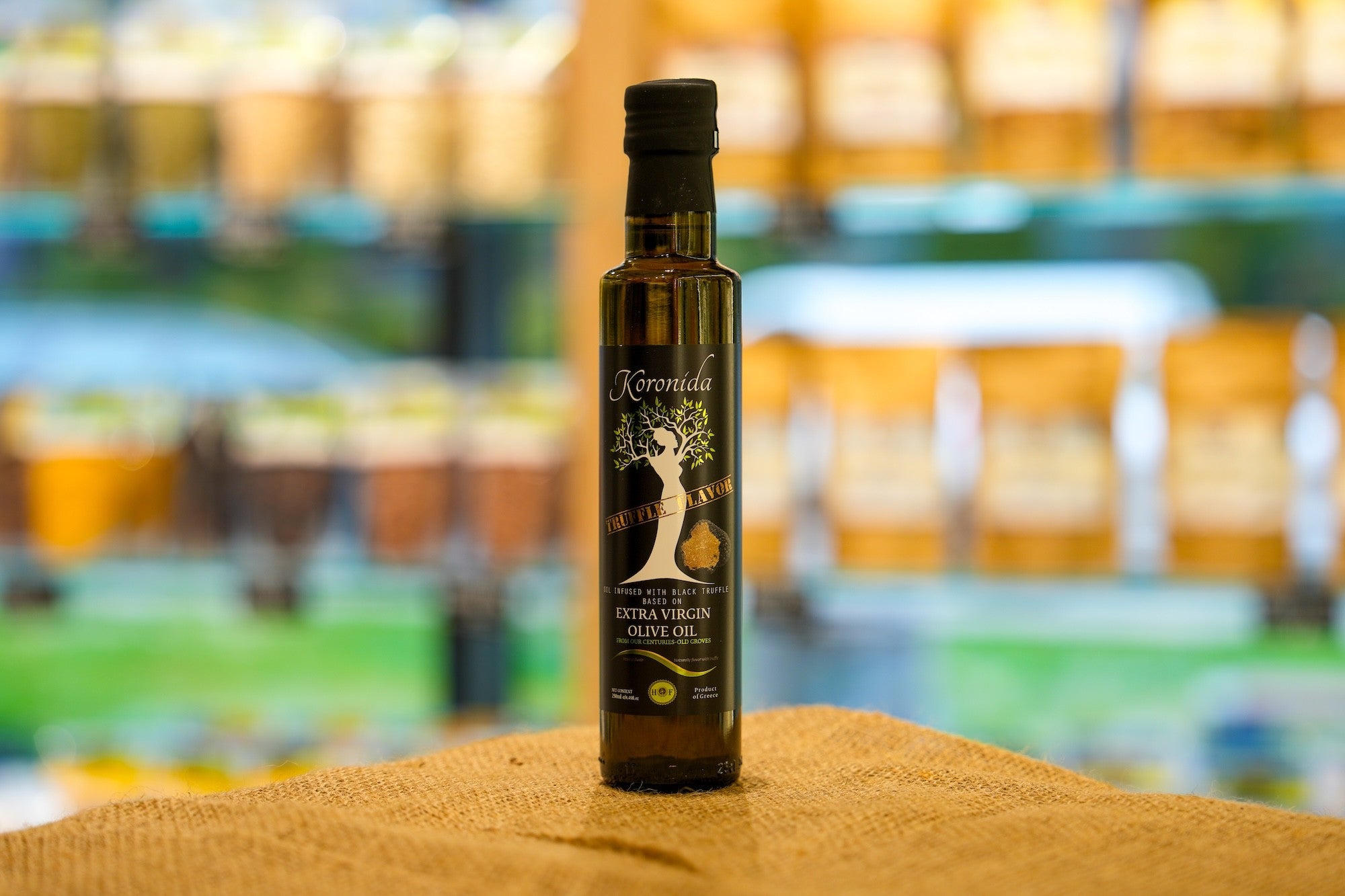 Oliwa z oliwek niefiltrowana Koronida z truflą 250 ml
