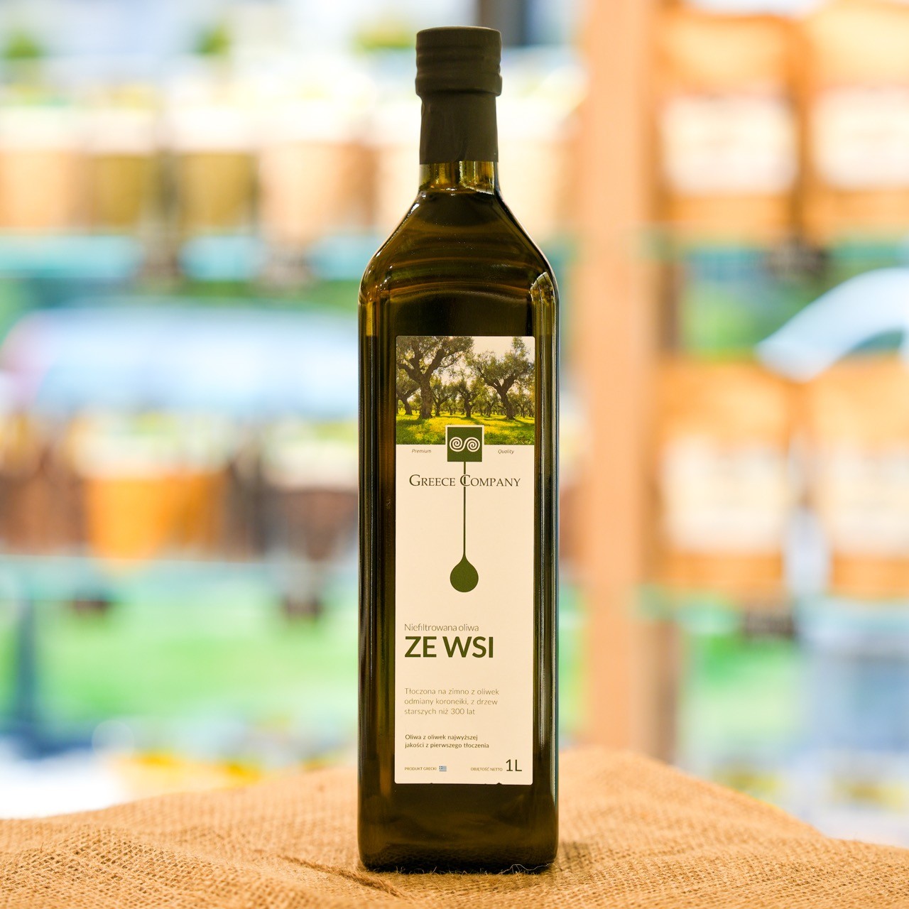 Olive oil FROM THE VILLAGE unfiltered Extra Virgin mild 0.3% 1 l