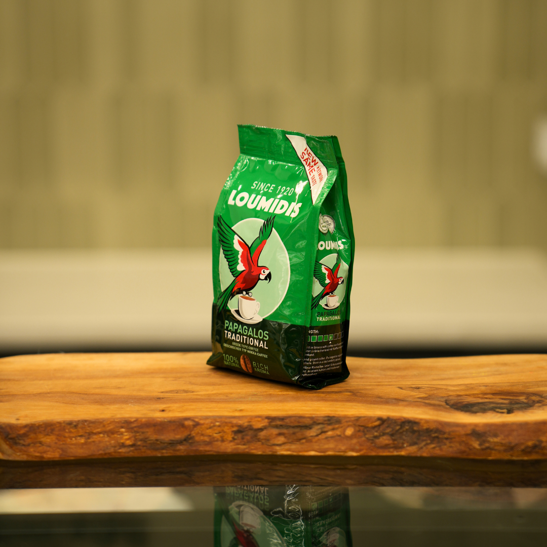 Loumidis Papagalos Traditional Ground Coffee 194 g