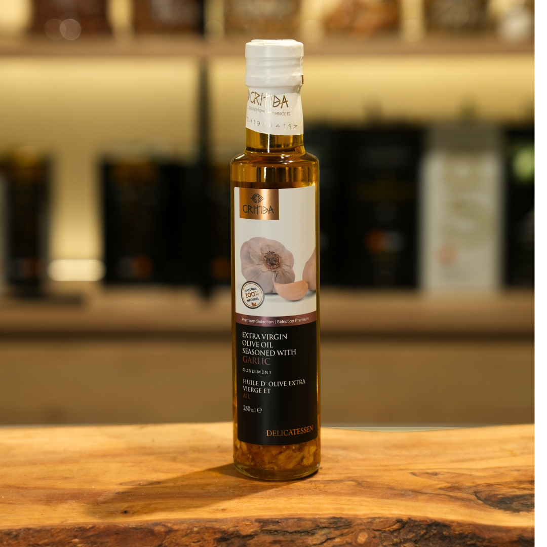 Oliwa z oliwek Dorica z czosnkiem 0.3% 250 ml