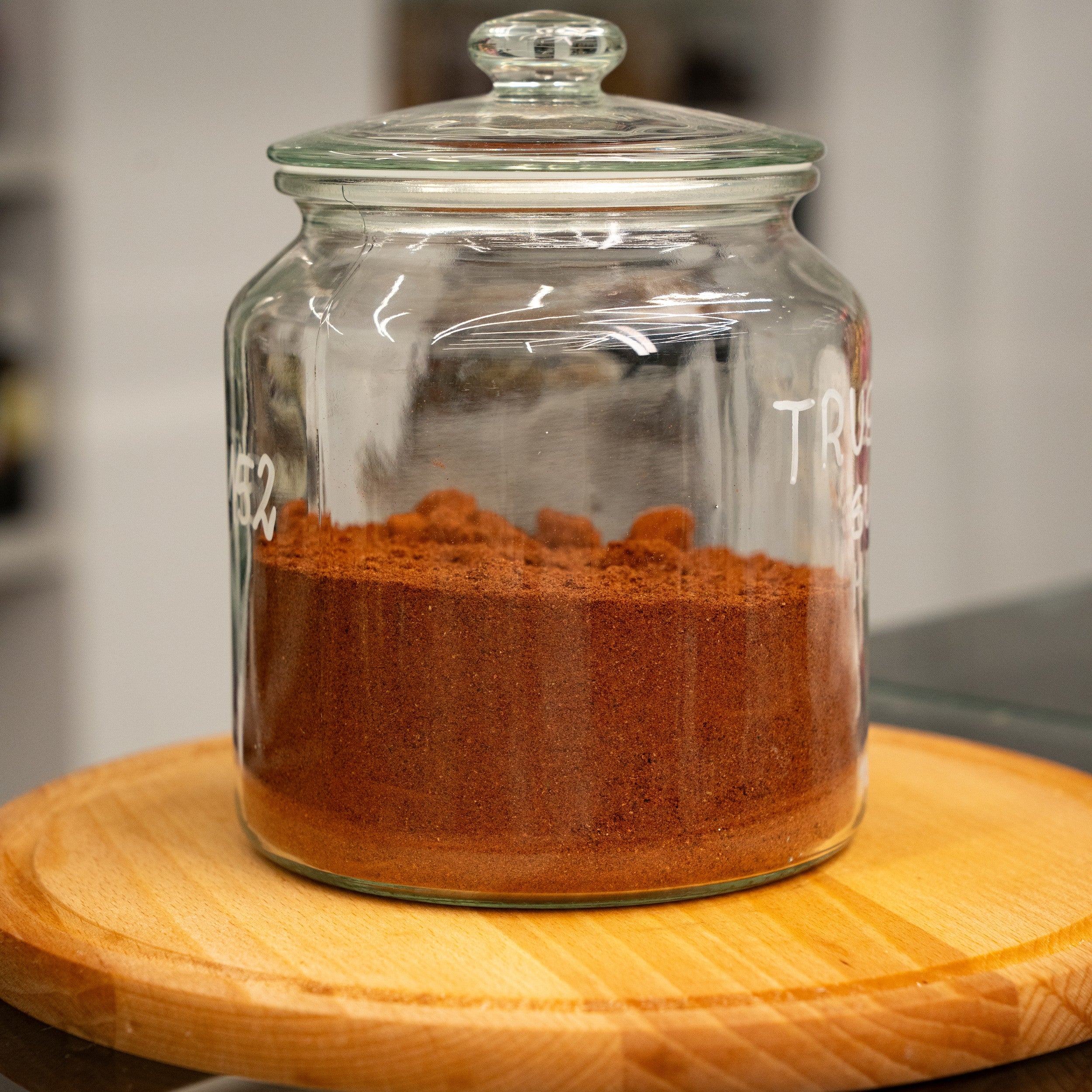 Dried ground strawberry